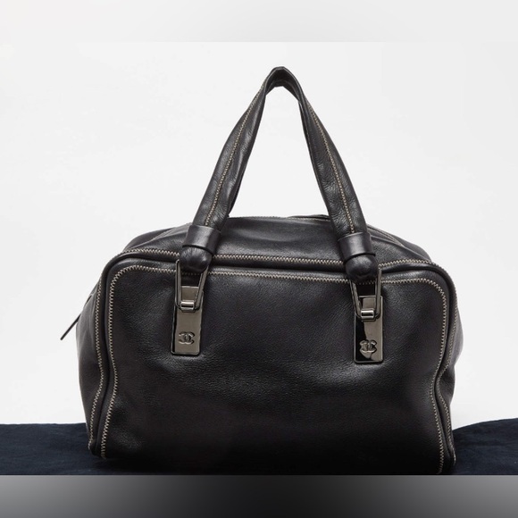 🔥CHANEL BUNDLE Black Bowler Bag AND Quilted Wallet with COAs🔥 - Picture 12 of 16